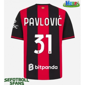 AC Milan Strahinja Pavlovic #31 Hemmatröja 2026-27 Kortärmad